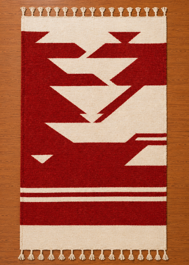 Tapis Hanbal - Rouge Impériale