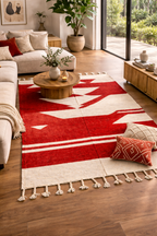 Tapis Hanbal - Rouge Impériale