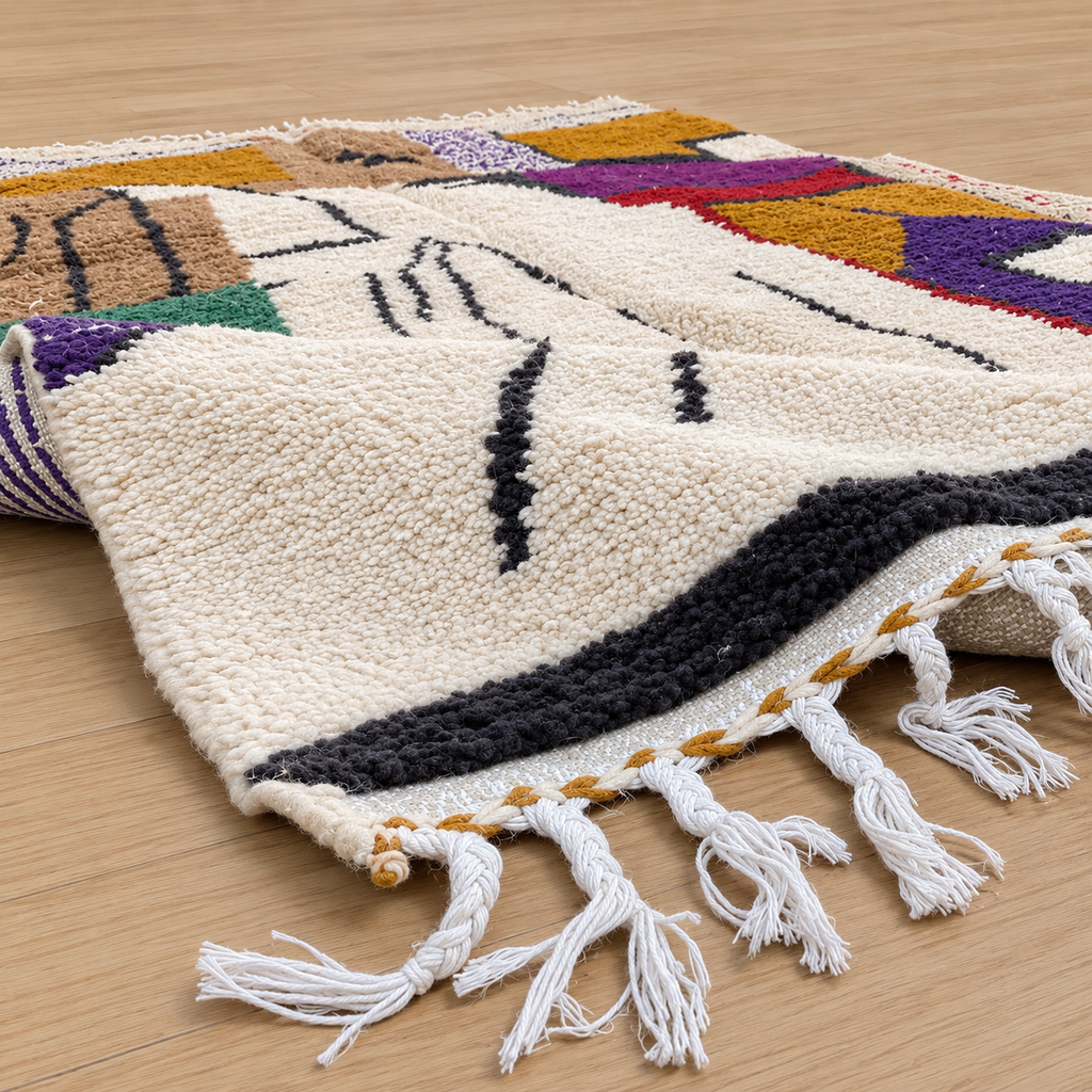 Tapis Boujaad - Village Abstrait