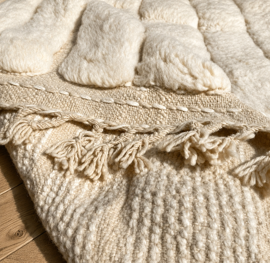 Tapis Beni Ouarain - Voile de Laine