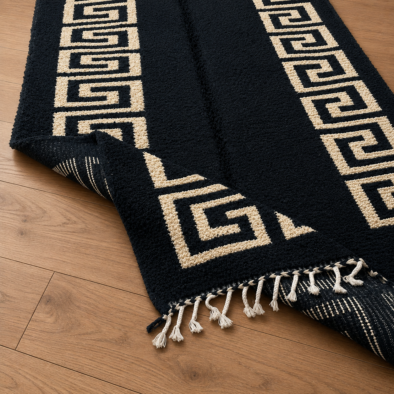 Tapis Beni Mrirt - Zellige Minuit