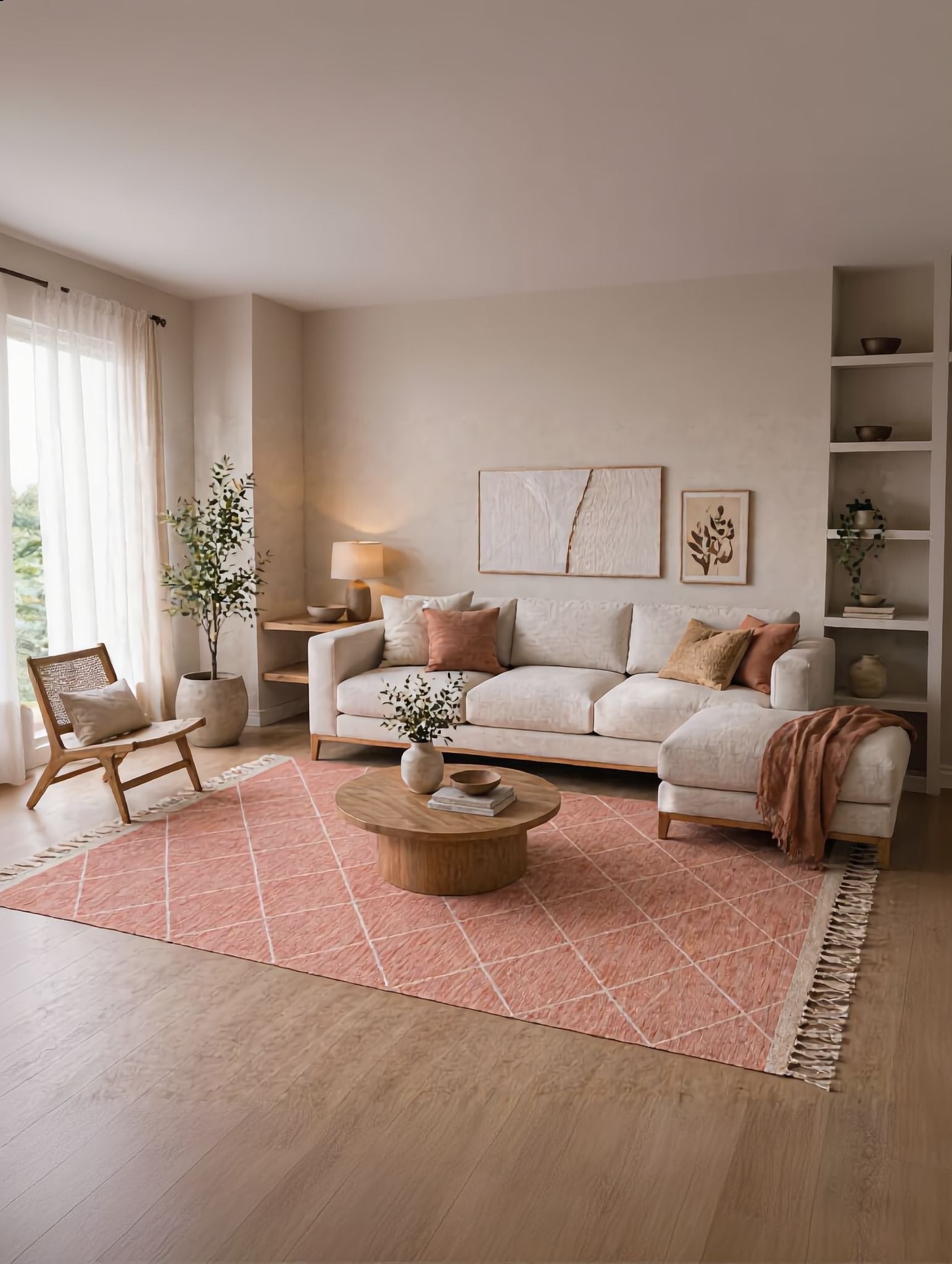 Tapis Hanbal - Cadence Terracotta