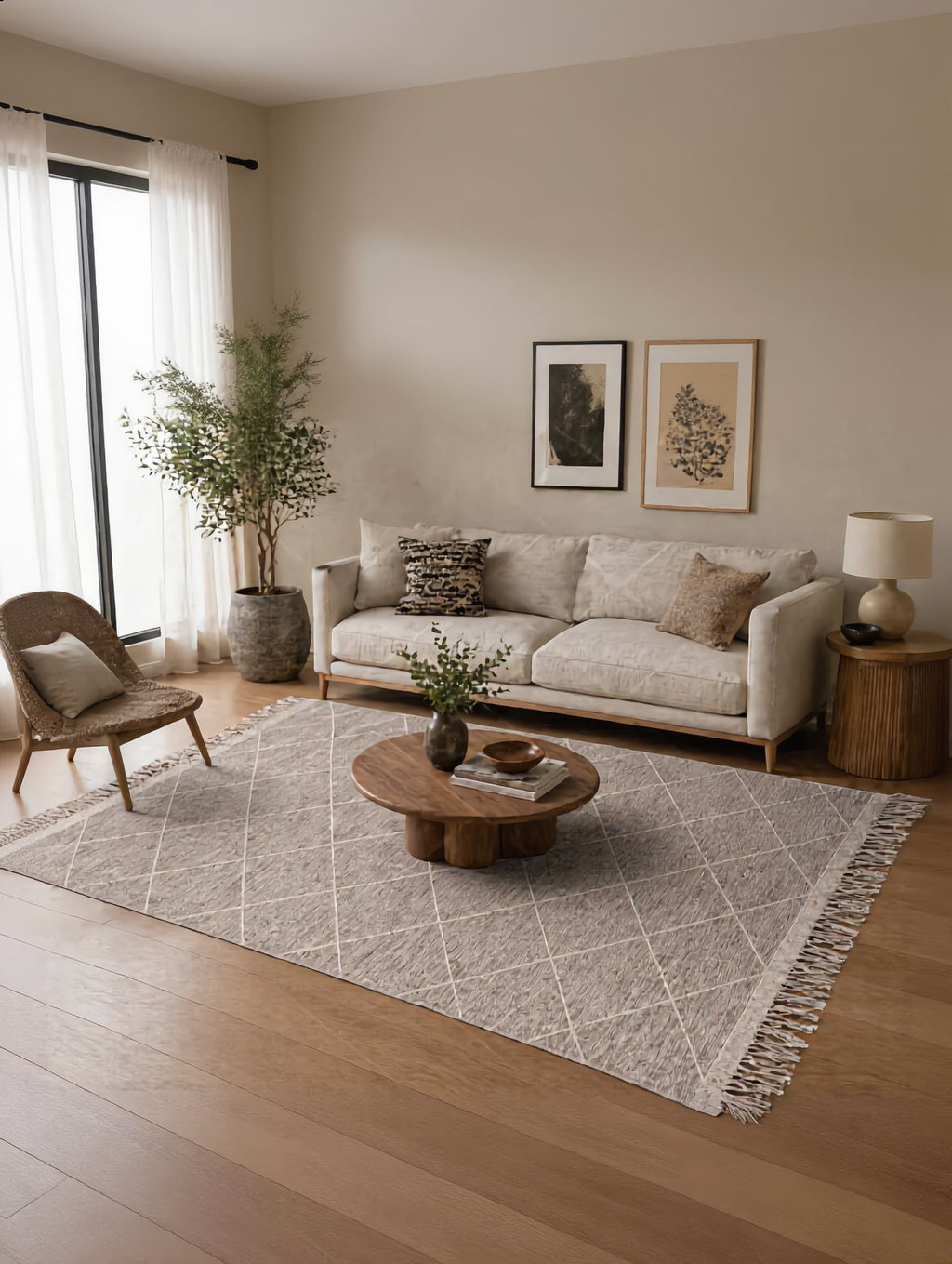 Tapis Hanbal - Beige Domestique