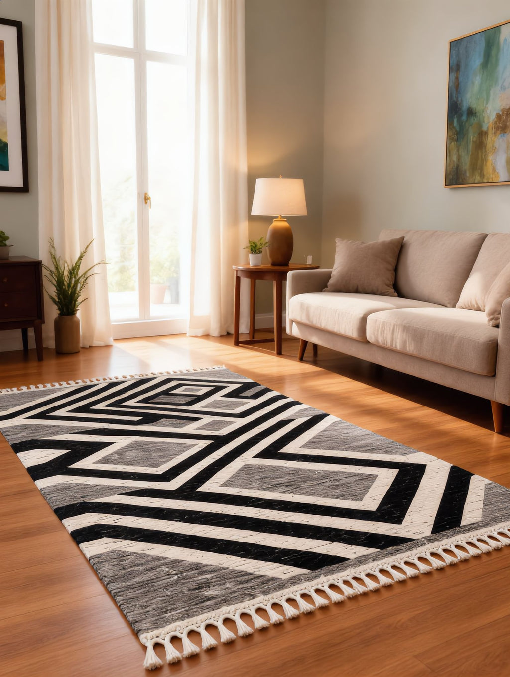 Tapis Hanbal - Lignes du Vent
